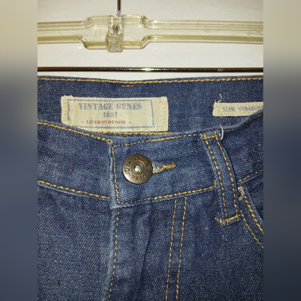 Vintage Genes 1891 Men's Slim Straight Jeans Size 32W X L30